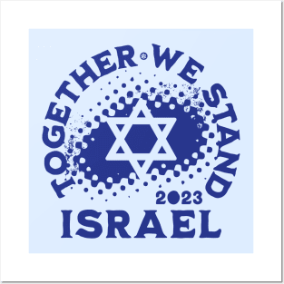 Together We Stand Israel Posters and Art